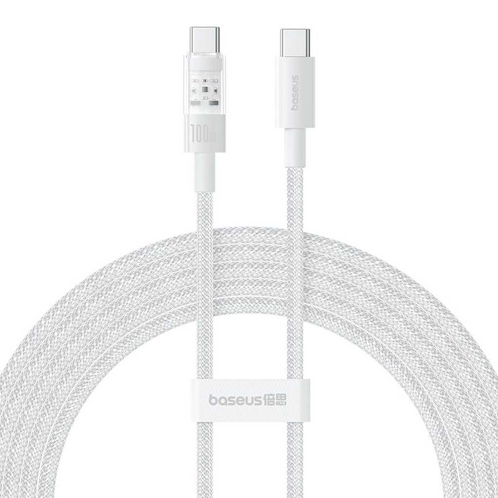 Cable USB-C a USB-C Baseus P10373000211-01 Blanco 2 m