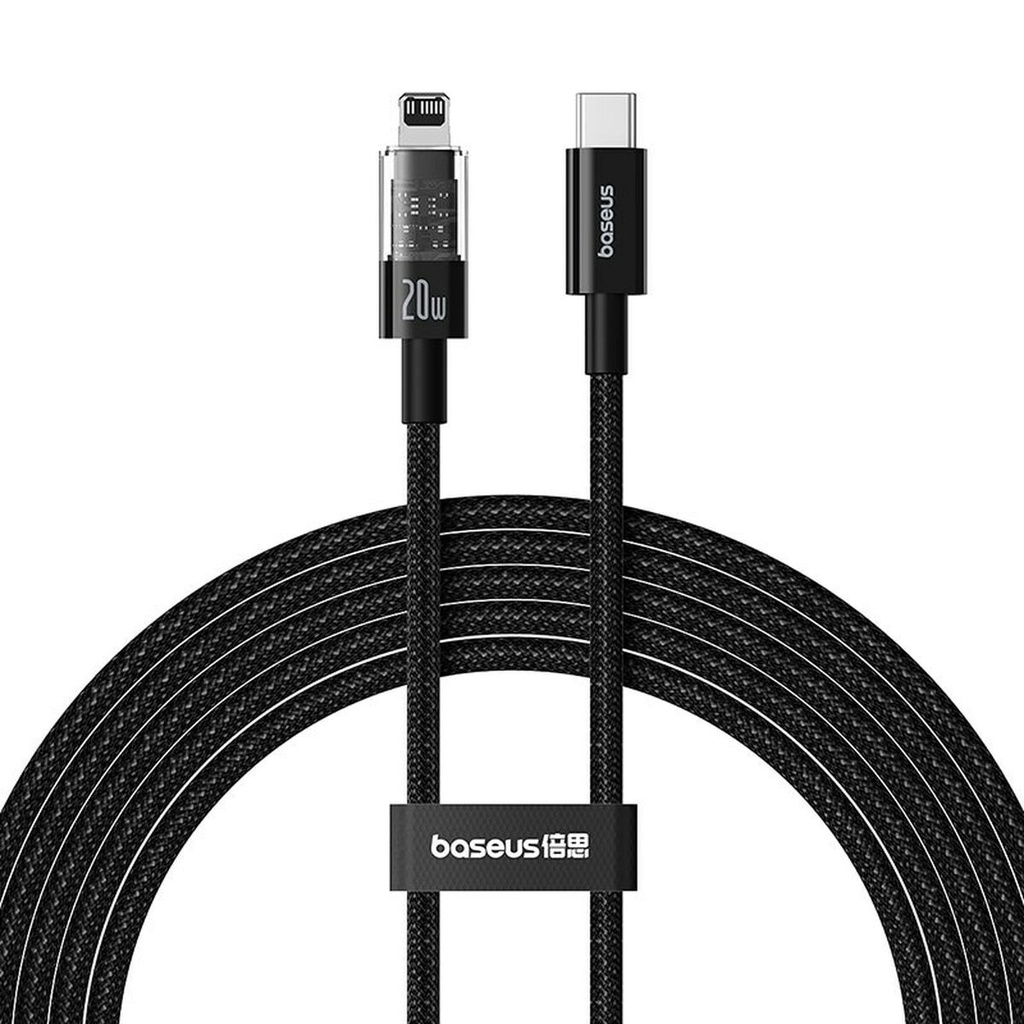USB-C to Lightning Cable Baseus P10373001111-01 Black 2 m