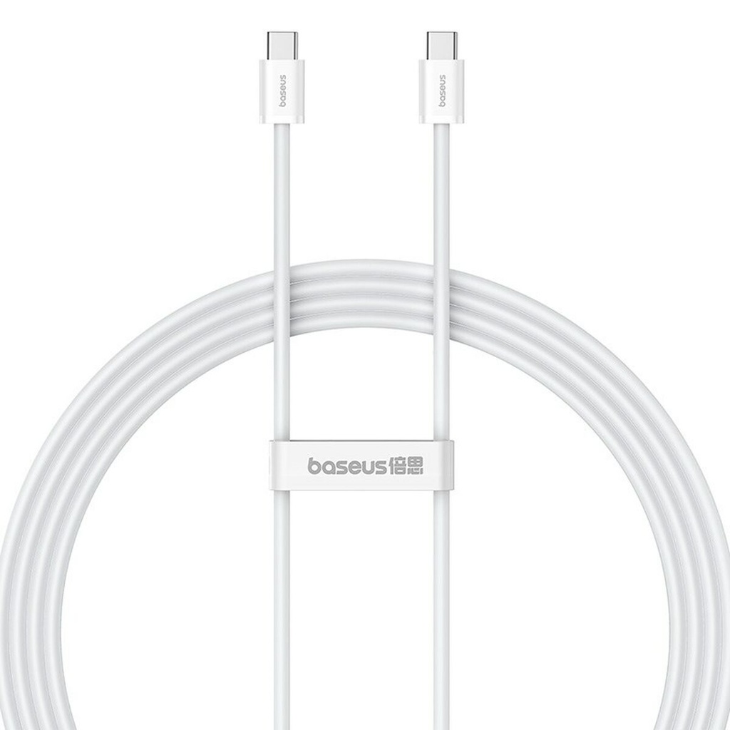Cable USB-C a USB-C Baseus P10365200211-01 Blanco 2 m