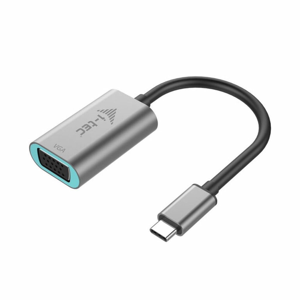 USB C to VGA Adapter i-Tec C31METALVGA60HZ      Grey