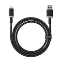 USB to Lightning Cable Baseus P10377801U01-00 Black Gold 1 m