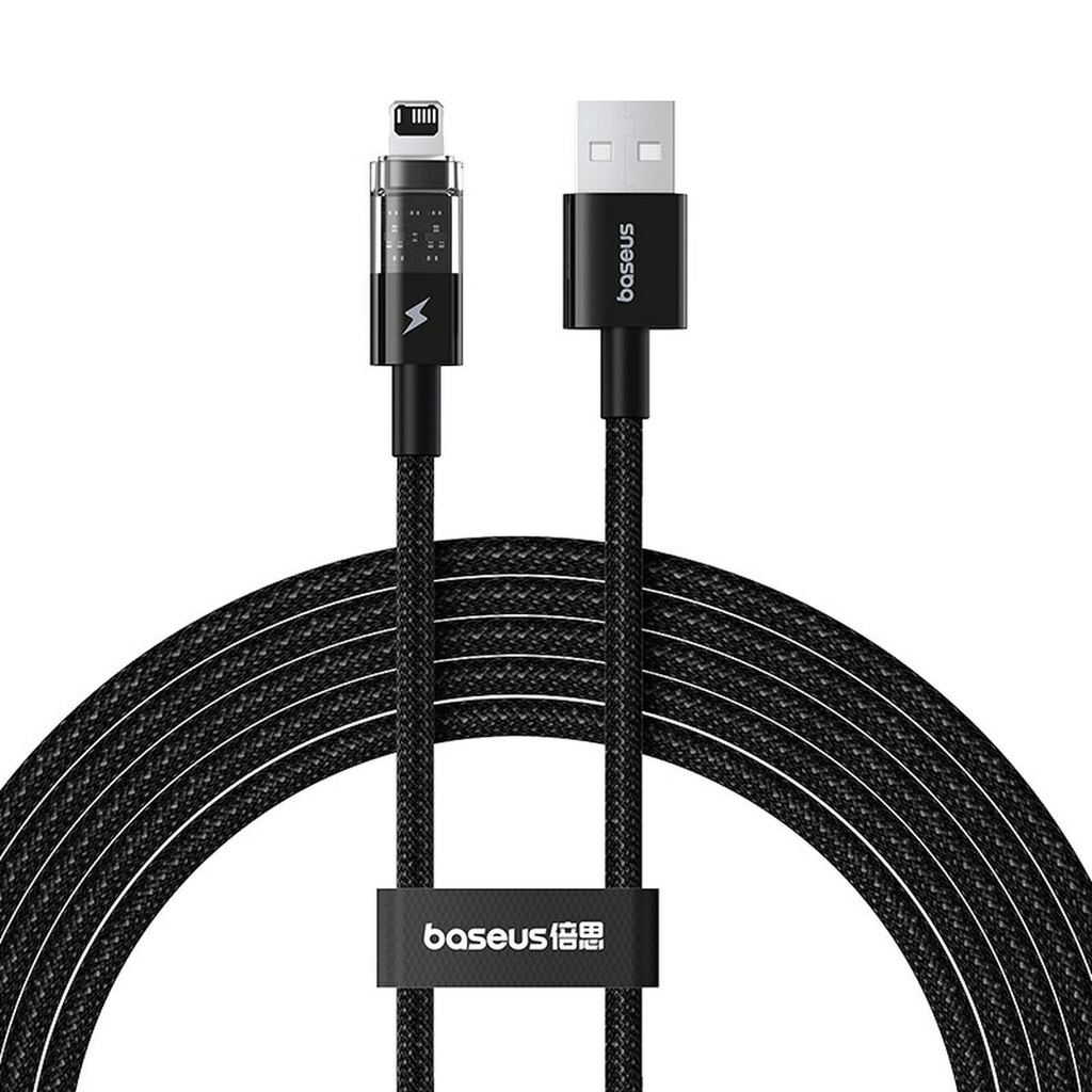 USB to Lightning Cable Baseus P10373003111-01 Black 2 m