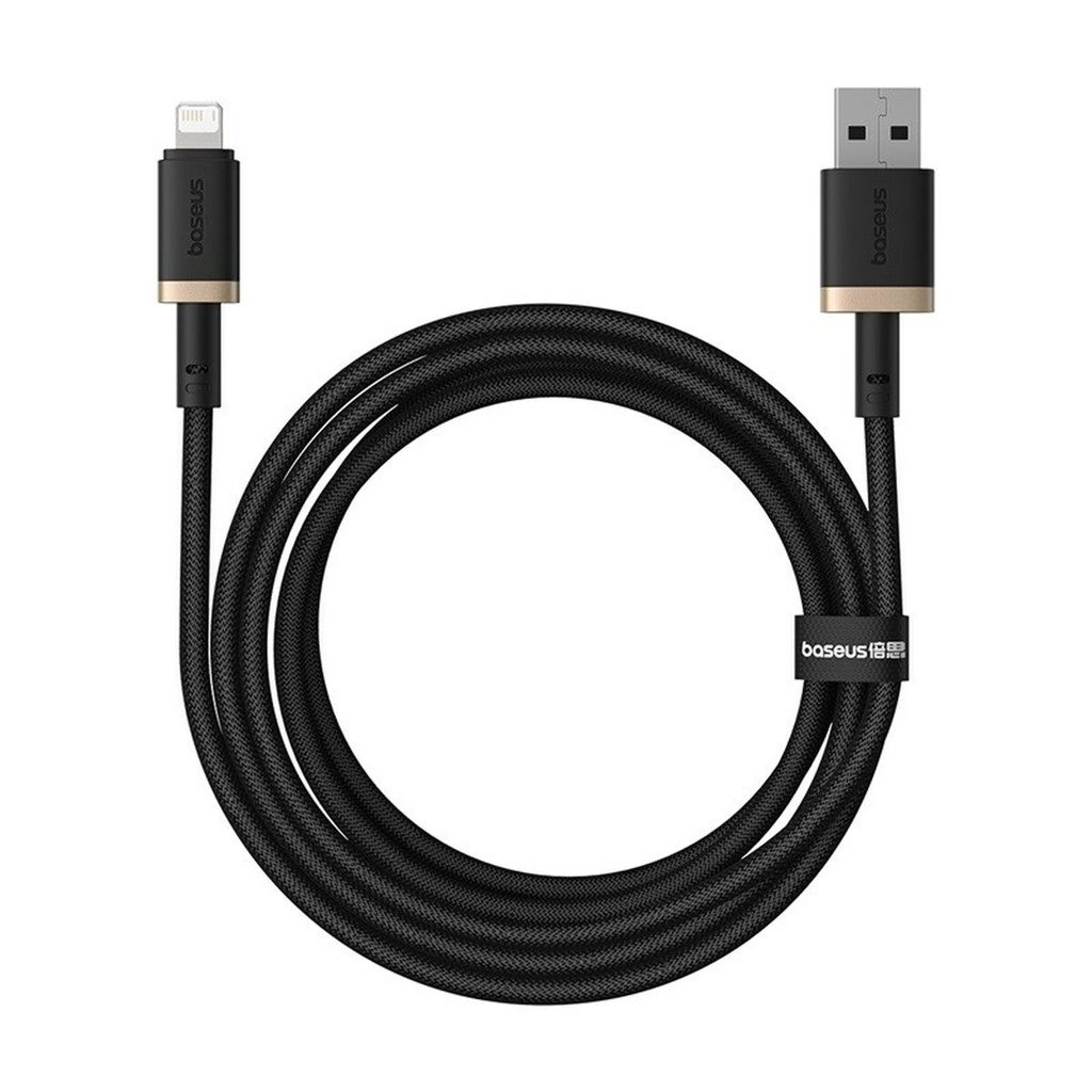 Cable USB a Lightning Baseus P10377801U01-02 Negro Oro 2 m
