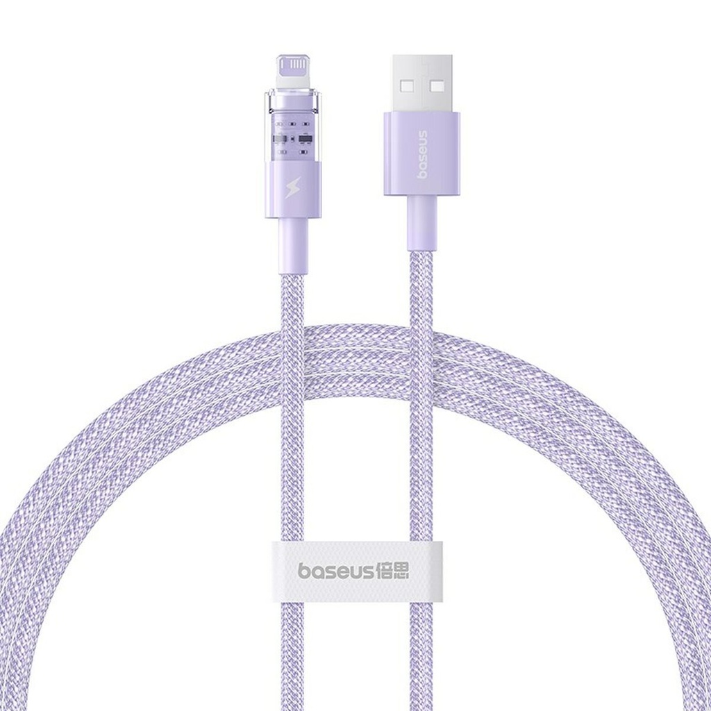 Cable USB a Lightning Baseus P10373003511-00 Púrpura 1 m