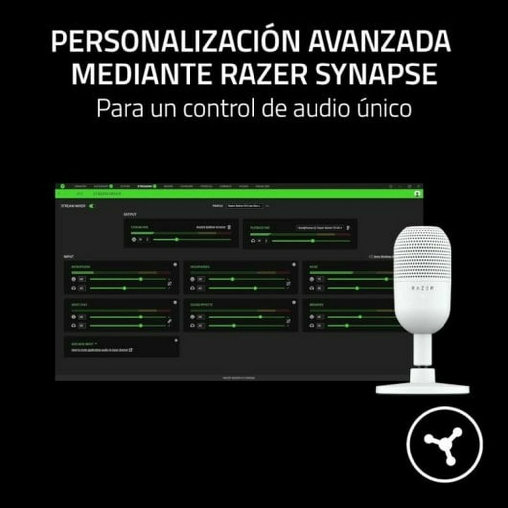 Micrófono Razer RZ19-05050300-R3M1 Blanco