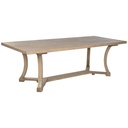 Dining Table Home ESPRIT Natural Elm wood 240 x 100 x 76 cm