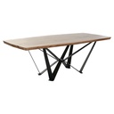 Dining Table Home ESPRIT Metal Acacia 220 x 100 x 76 cm