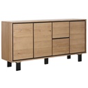 Aparador Home ESPRIT Metal Madera MDF 160 x 38 x 80 cm