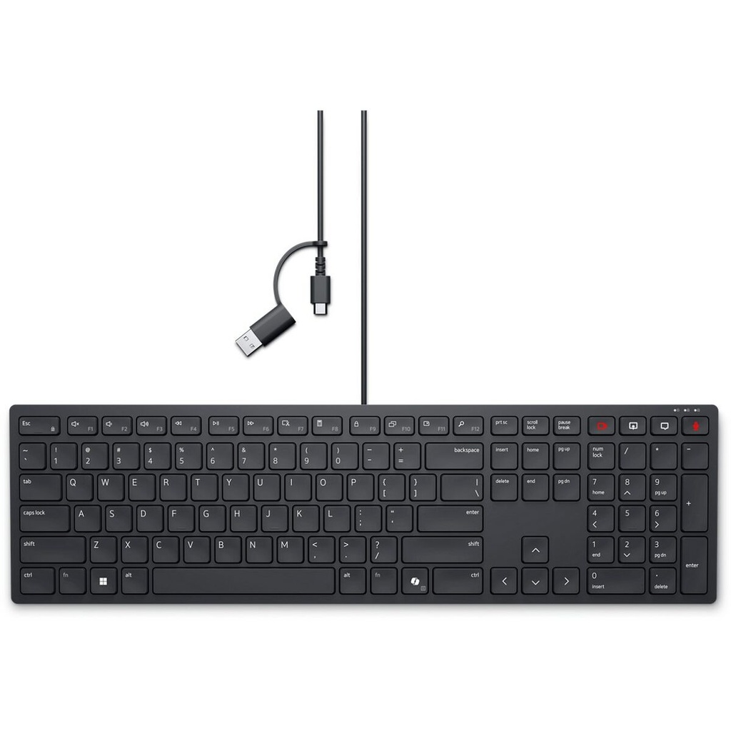 Teclado Dell KB525C Negro QWERTY