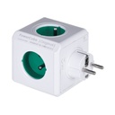 Plug adapter Allocacoc 2100GN/FRORPC 230 V 16 A 5 Plugs