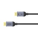 DisplayPort Cable Unitek C1628GY01-1.5M Black Grey 1,5 m