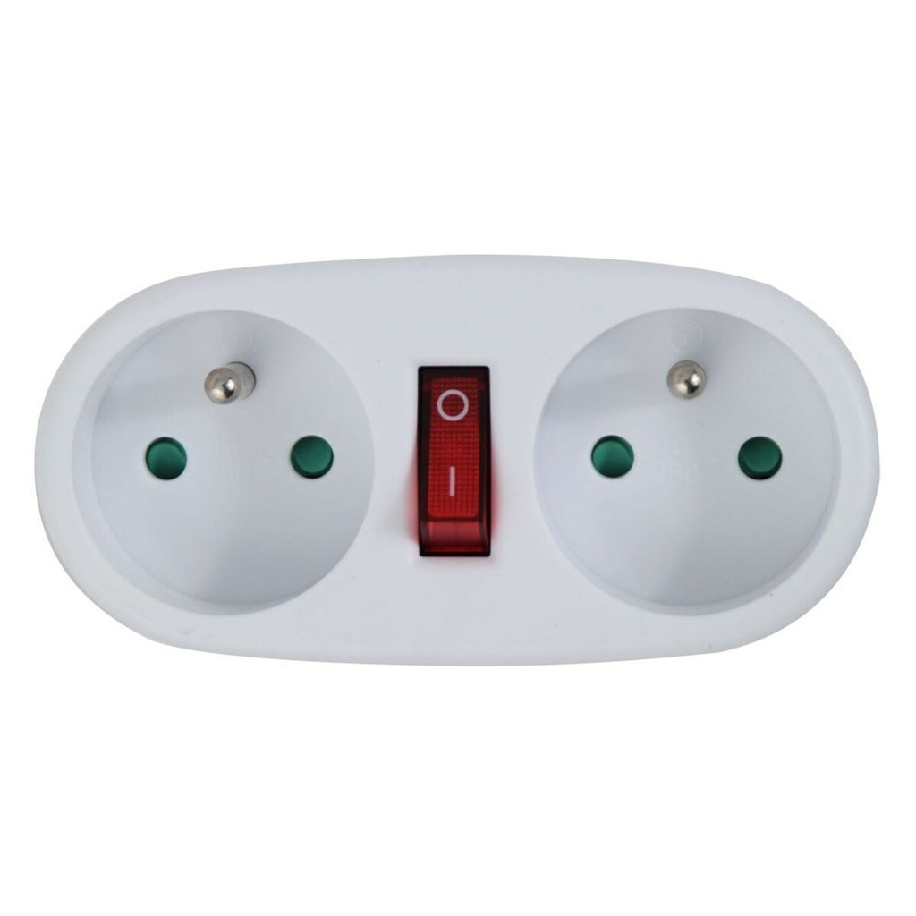 Plug adapter Esperanza ELK306W 2 Plugs