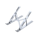 Folding and Adjustable Laptop Stand Unitek OT155SL Aluminium