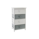Chest of drawers Home ESPRIT White Grey 40 x 29 x 73 cm