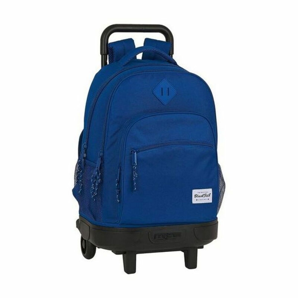Mochila Escolar con Ruedas Compact BlackFit8 Oxford Azul oscuro 33 X 45 X 22 cm
