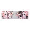 Canvas DKD Home Decor Girl Canvas MDF Wood 120 x 3 x 80 cm
