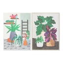 Lienzo DKD Home Decor Poliestireno Lienzo 52 x 2,7 x 72 cm