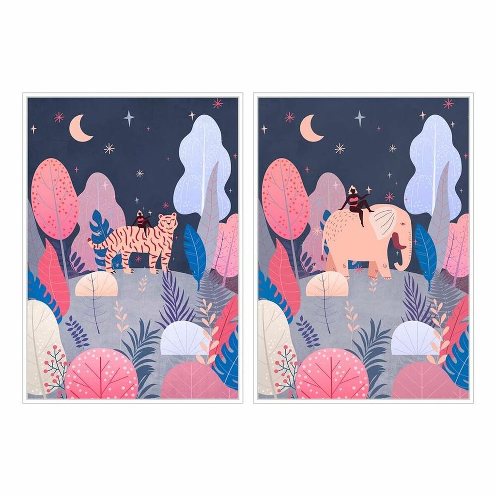 Cuadro DKD Home Decor Poliestireno 53 x 4,3 x 73 cm