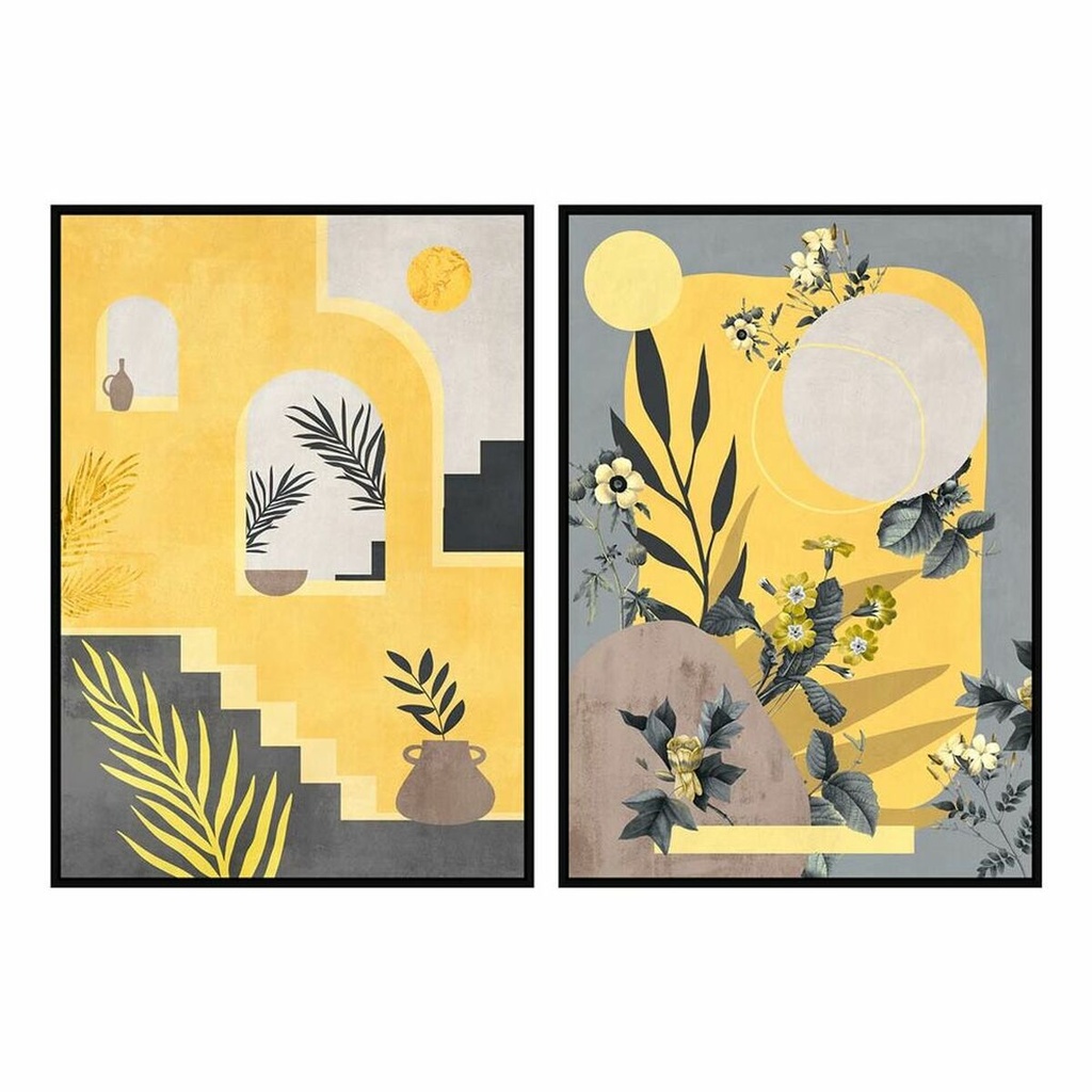Lienzo DKD Home Decor Poliestireno Lienzo