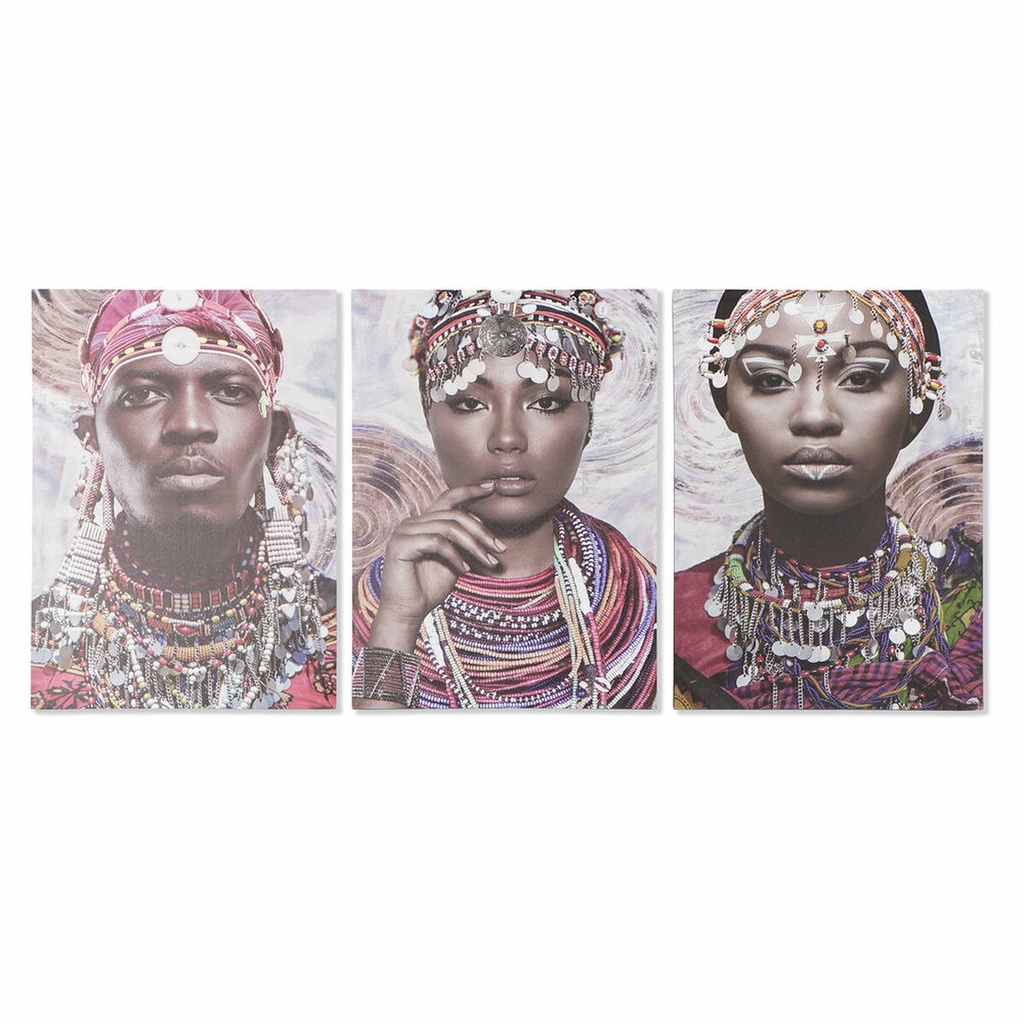 Lienzo DKD Home Decor Lienzo Madera MDF 50 x 1,8 x 70 cm