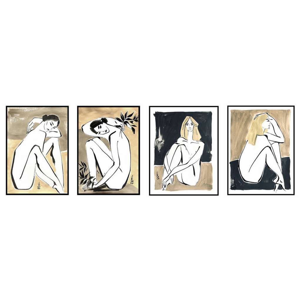 Lienzo DKD Home Decor Poliestireno Lienzo 50 x 2,8 x 70 cm