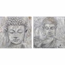 Lienzo DKD Home Decor Pino Lienzo 100 x 2,4 x 100 cm