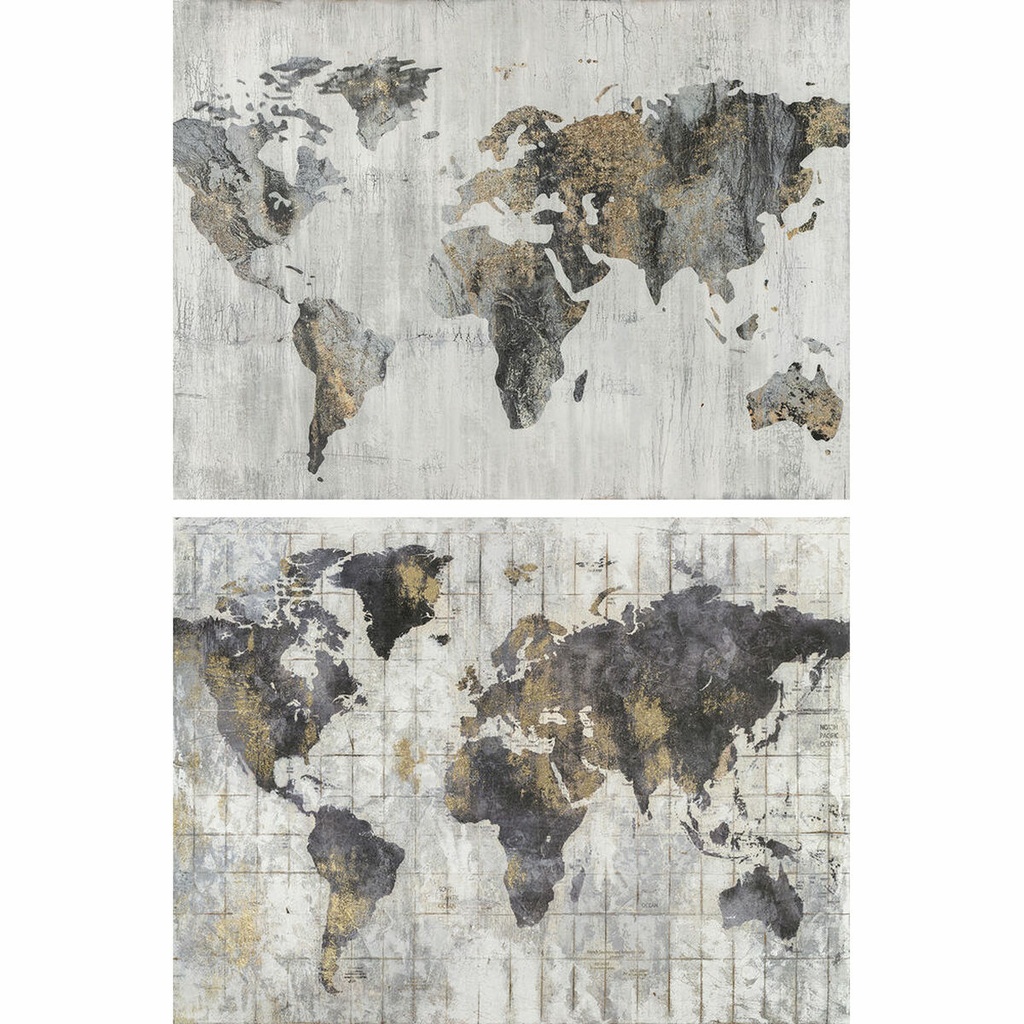 Lienzo DKD Home Decor Pino Lienzo 120 x 4 x 90 cm