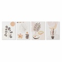 Canvas DKD Home Decor Canvas MDF Wood 30 x 1,8 x 40 cm (4 Pieces)