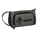 Estuche Escolar The Mandalorian Negro Gris 20 x 11 x 8.5 cm (32 Piezas)