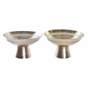 Centro de Mesa DKD Home Decor Cobre Dorado Aluminio 34 x 34 x 20 cm (2 Unidades)