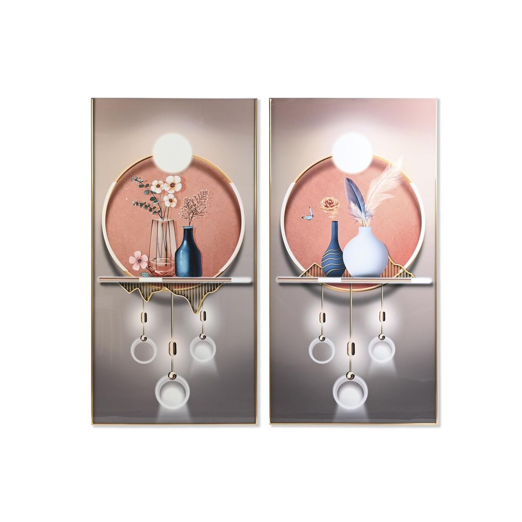 Painting DKD Home Decor Aluminium MDF Wood 80 x 3 x 160 cm