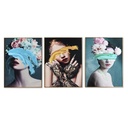 Painting DKD Home Decor Aluminium MDF Wood 60 x 3 x 80 cm