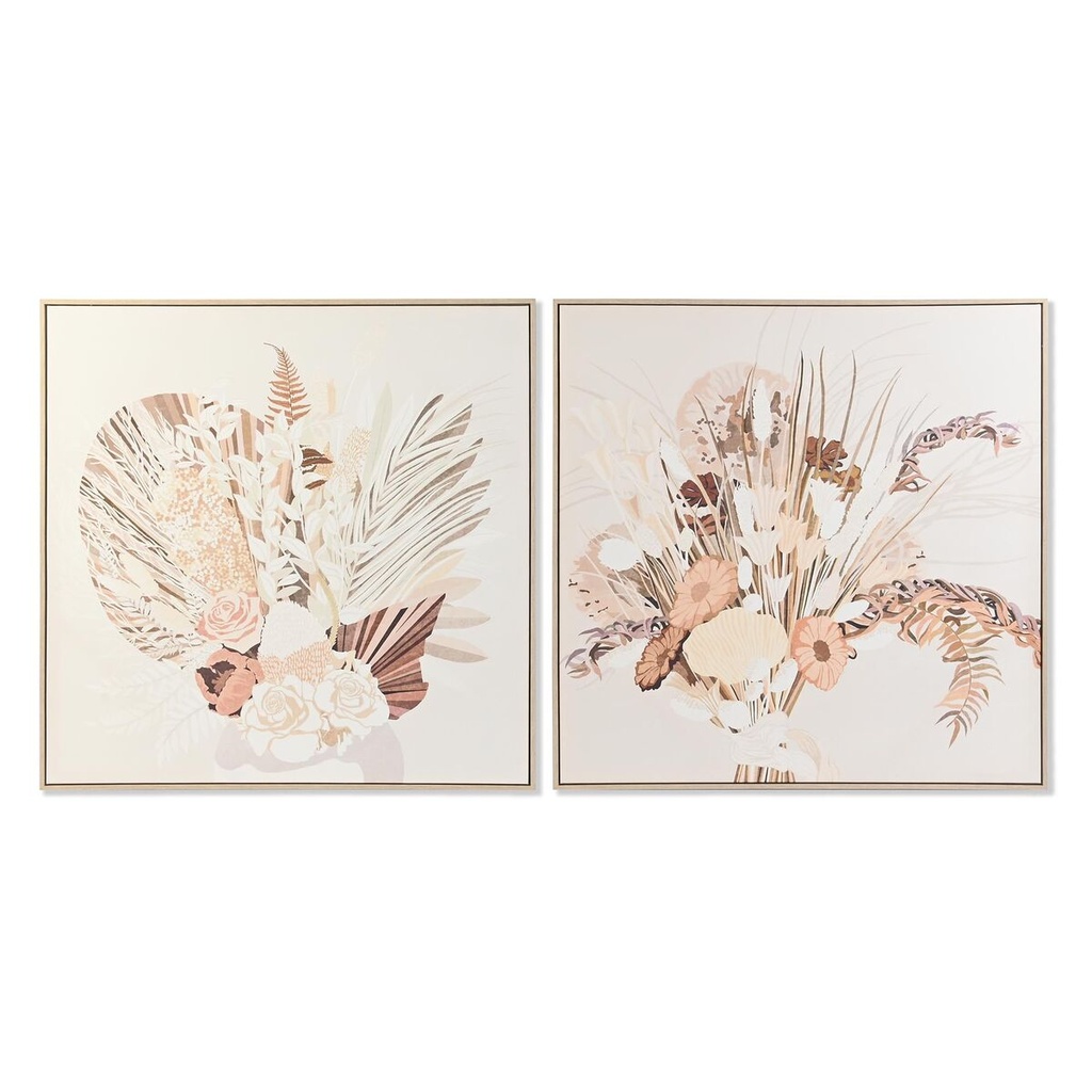 Lienzo DKD Home Decor Poliestireno Lienzo 100 x 4 x 100 cm