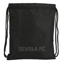 Bolsa Mochila con Cuerdas Sevilla Fútbol Club Teen 35 x 40 x 1 cm Negro