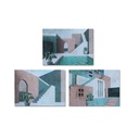 Canvas DKD Home Decor Canvas MDF Wood 70 x 1,8 x 50 cm