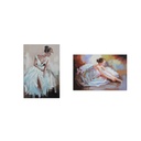 Canvas DKD Home Decor Canvas MDF Wood 70 x 2,8 x 100 cm