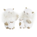 Adorno Navideño DKD Home Decor Búho Resina (7,5 x 7 x 10 cm) (2 Unidades)