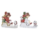 Adorno Navideño DKD Home Decor Resina (14,5 x 7 x 12,5 cm) (2 Unidades)
