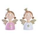 Christmas bauble DKD Home Decor Resin Angel (9 x 5 x 12 cm) (2 Units)