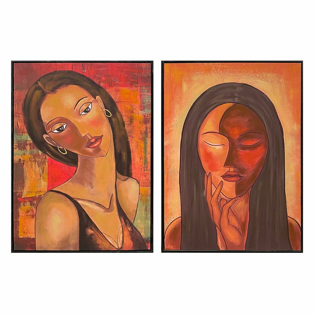 Lienzo DKD Home Decor Poliestireno Lienzo 60 x 3,5 x 90 cm