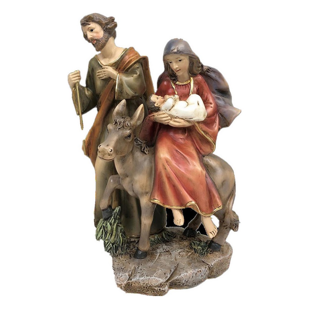 Christmas nativity set DKD Home Decor Resin (2 Units) (12 x 12 x 21 cm)
