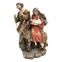 Christmas nativity set DKD Home Decor Resin (2 Units) (12 x 12 x 21 cm)