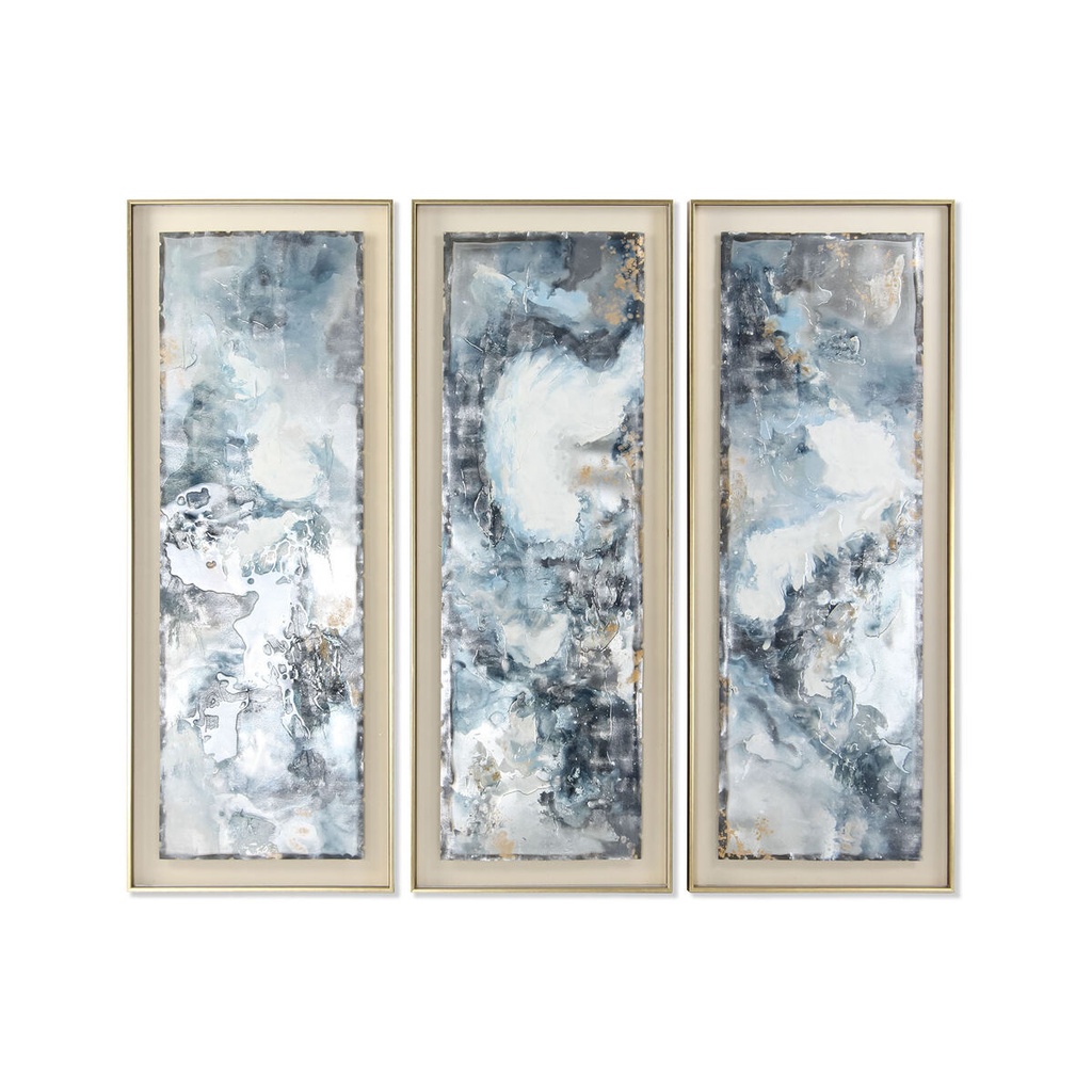 Canvas DKD Home Decor polystyrene Canvas 53,5 x 5 x 140 cm (3 Pieces)