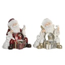 Adorno Navideño DKD Home Decor Resina (2 Unidades) (14 x 12 x 14 cm)