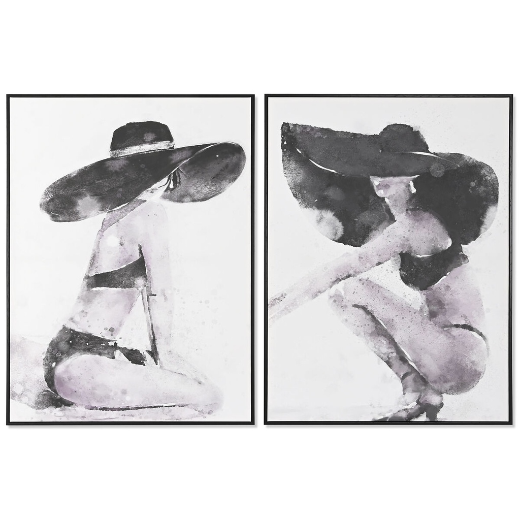 Canvas DKD Home Decor polystyrene Canvas 90 x 4 x 120 cm