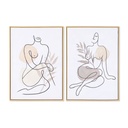 Canvas DKD Home Decor polystyrene Canvas 50 x 3,5 x 70 cm