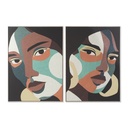 Canvas DKD Home Decor polystyrene Canvas 104 x 4,5 x 143,5 cm