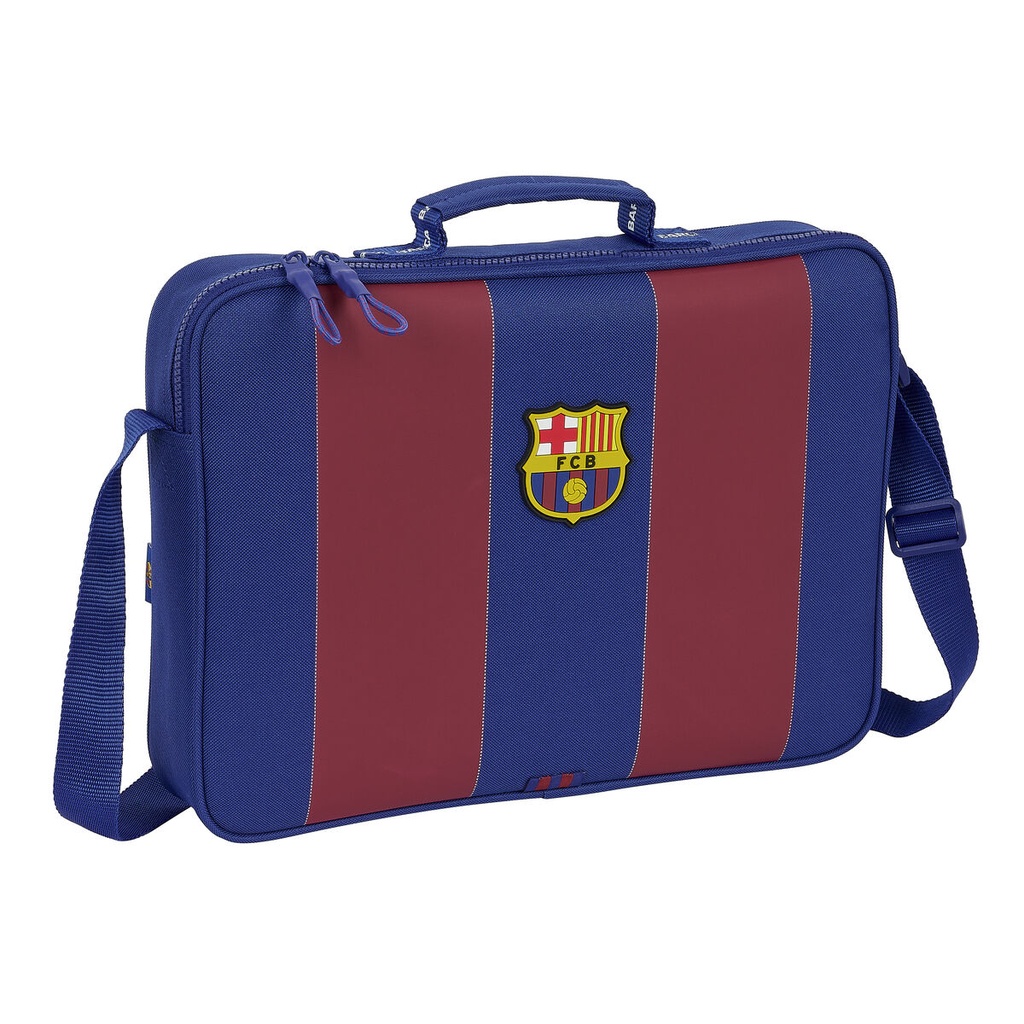 Cartera Escolar F.C. Barcelona Rojo Azul marino 38 x 28 x 6 cm