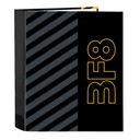 Ring binder BlackFit8 Zone Black A4 27 x 33 x 6 cm