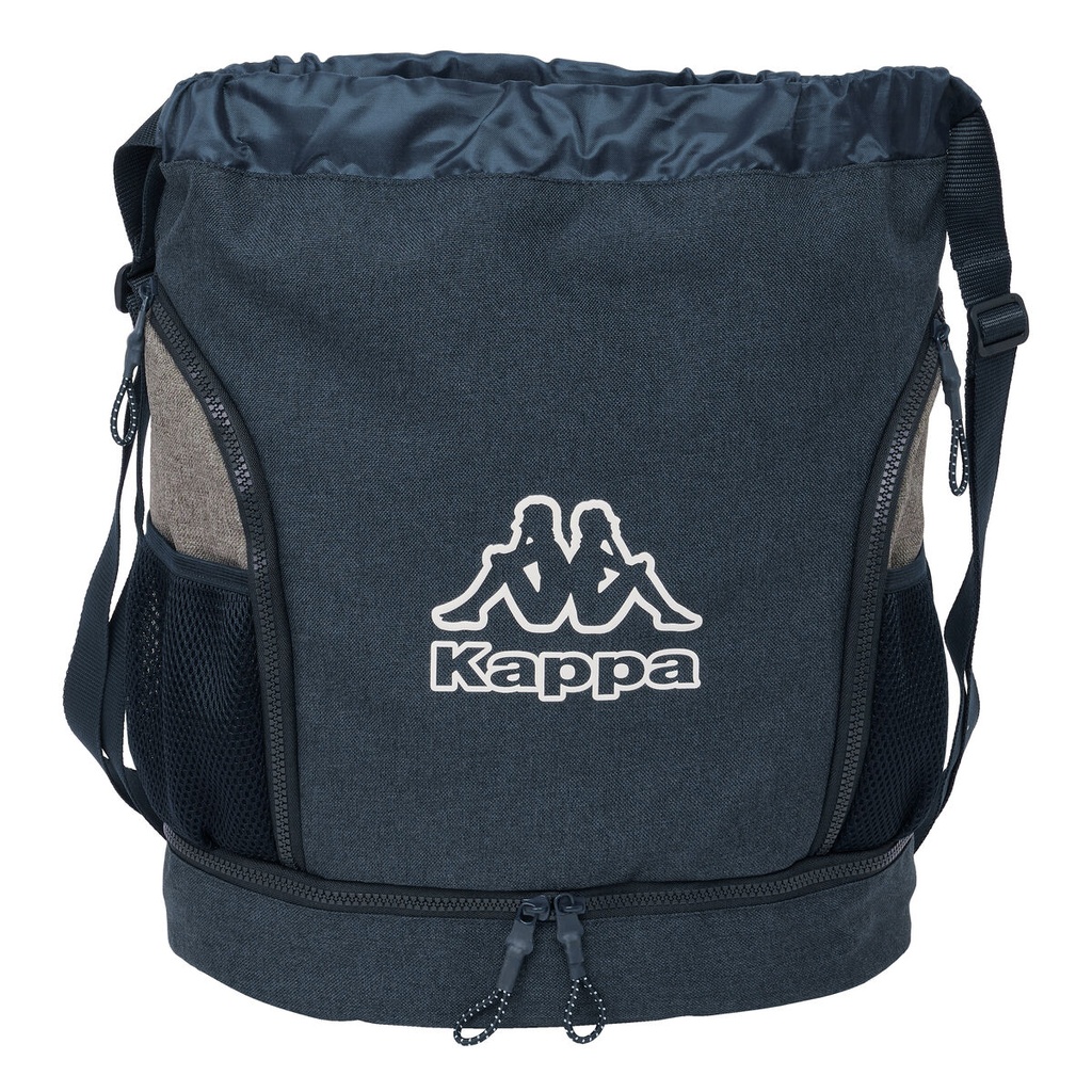 Mochila Saco Infantil Kappa Dark navy Gris Azul marino 35 x 40 x 1 cm